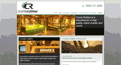 Desktop Screenshot of crumb-rubber.co.uk